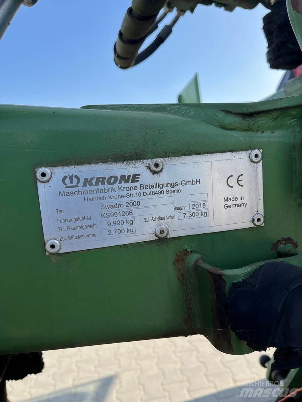 Krone Swadro 2000 Zgrabljalniki