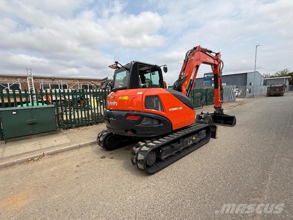 Kubota KX 080-4 Midi bagri 7t – 12t