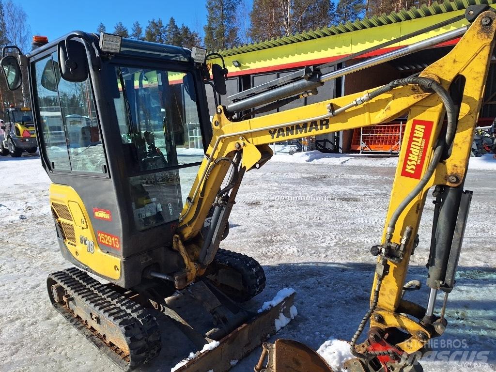 Yanmar SV 18 Mini bagri <7t