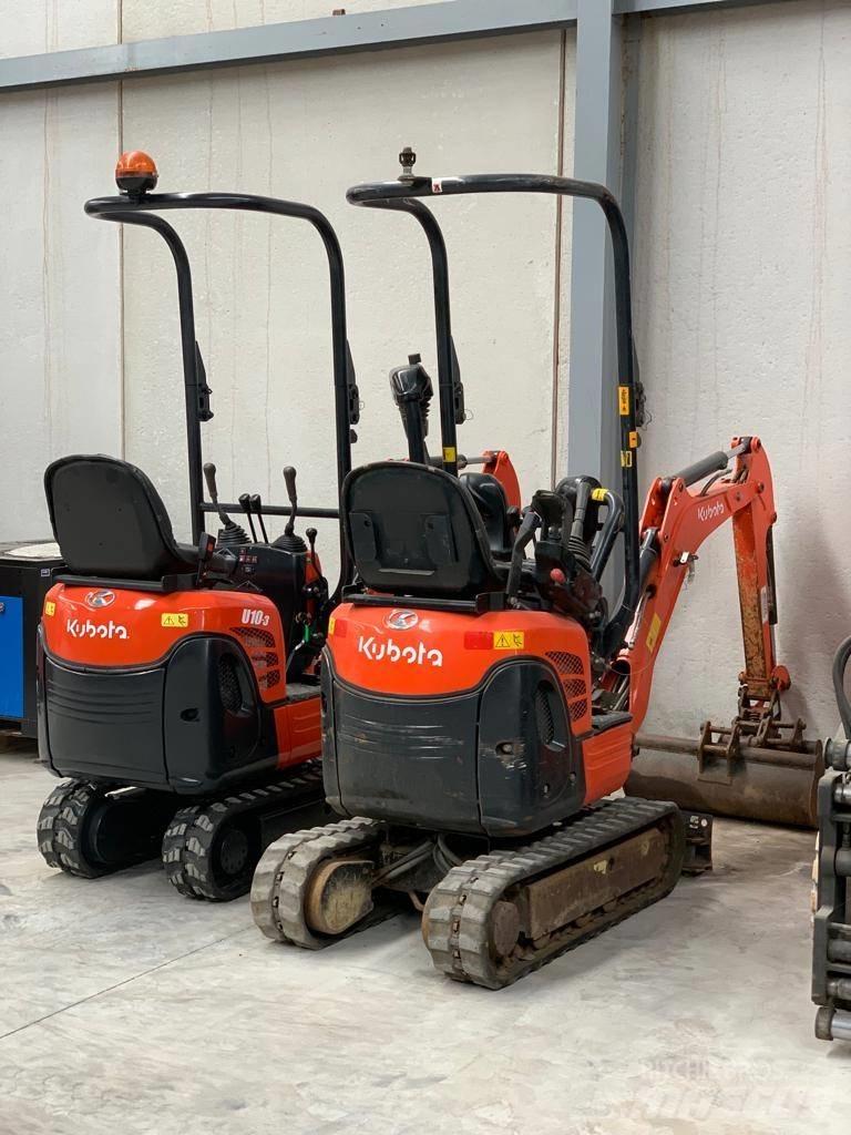 Kubota U 10 Mini bagri <7t