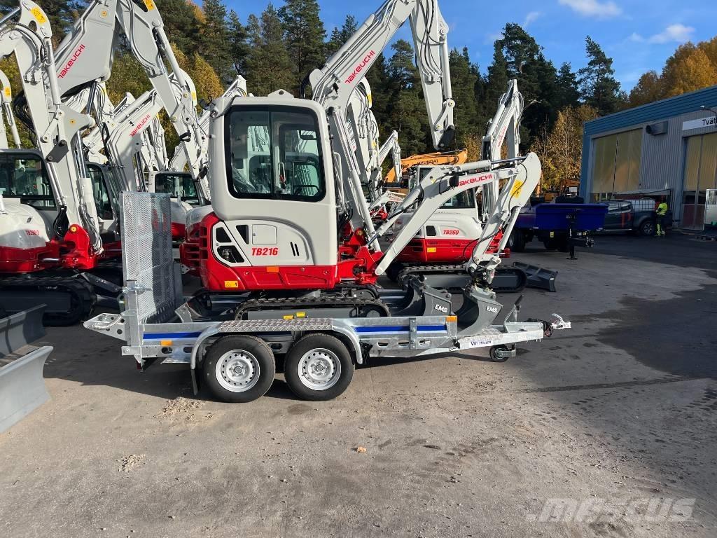 Takeuchi TB 216A Mini bagri <7t