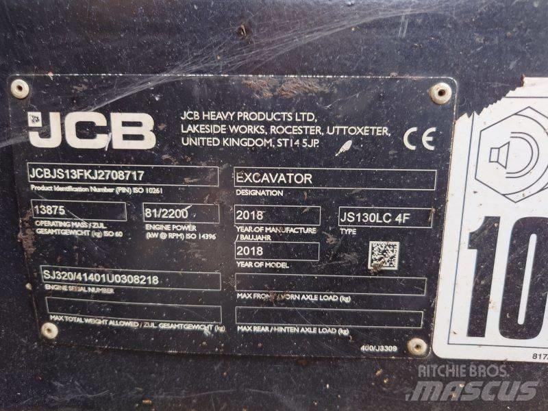 JCB JS 130 LC Bagri goseničarji