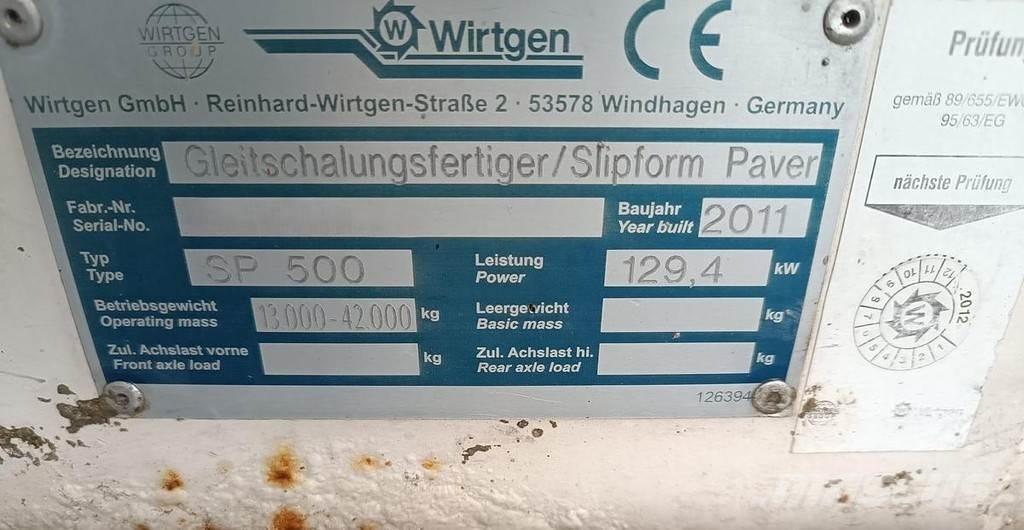 Wirtgen SP500 Asfaltni finišerji