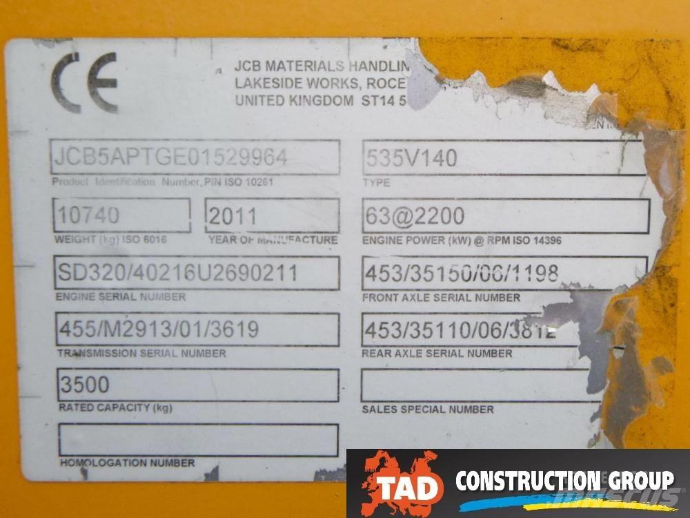 JCB 535-140 Hiviz Teleskopski viličarji