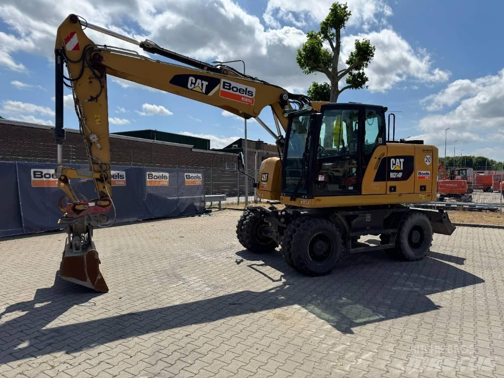 CAT M314F Bagri na kolesih