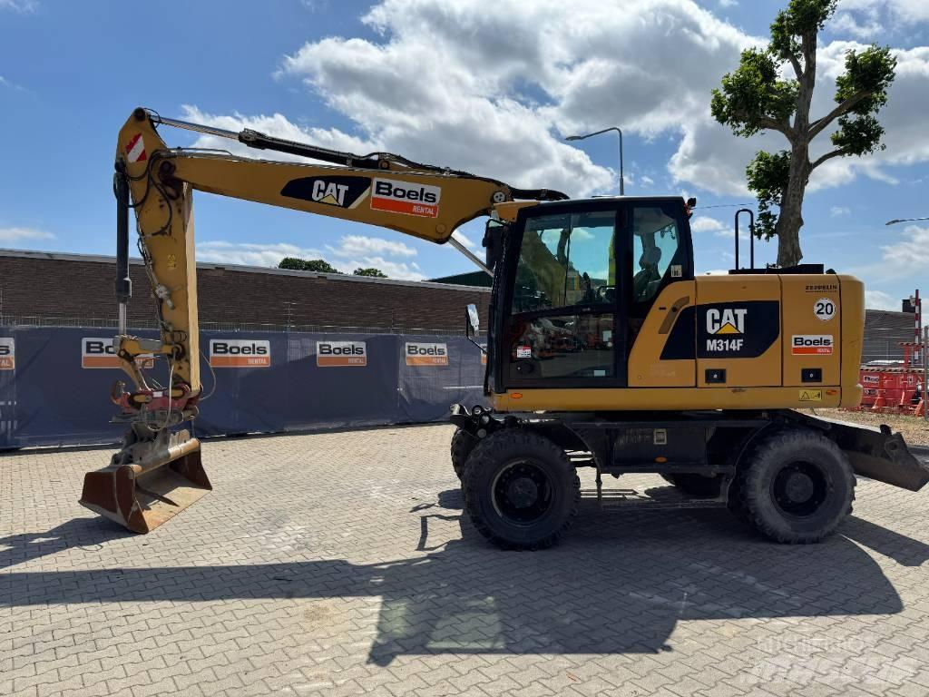 CAT M314F Bagri na kolesih