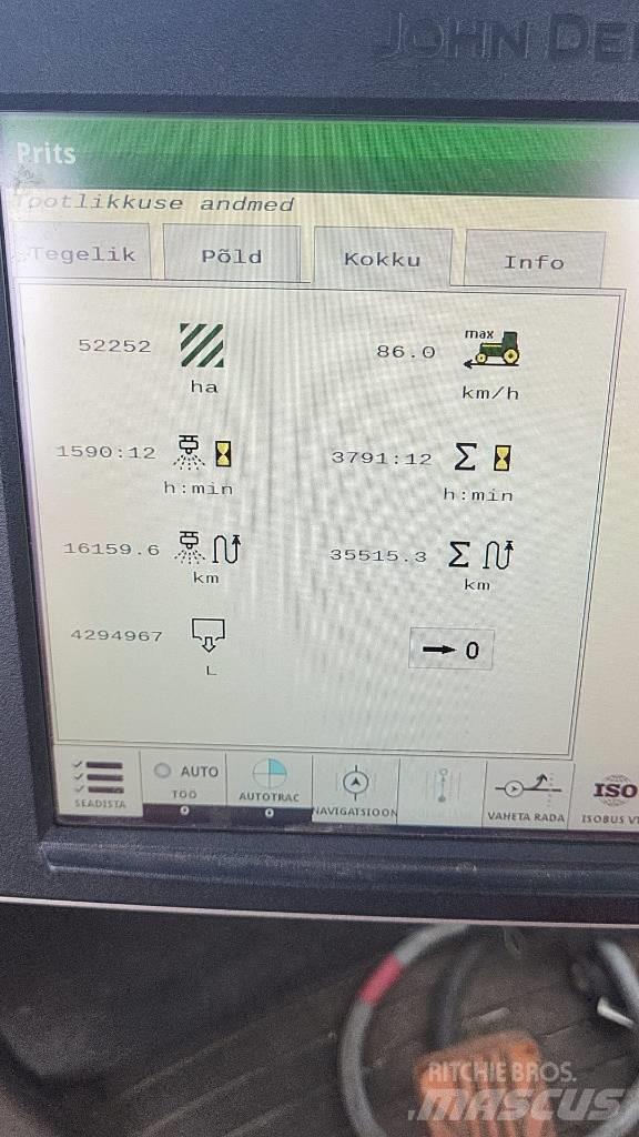 John Deere 962 i Vlečne škropilnice