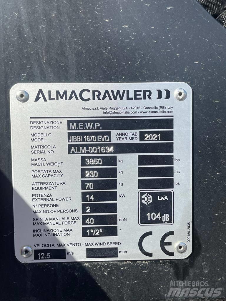 Almac Jibbi 1670 evo Druga dvigala in dvižne ploščadi