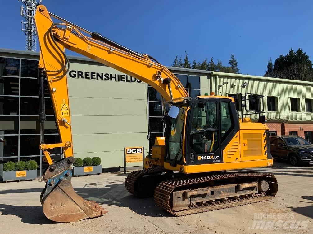 JCB 140X LC Bagri goseničarji