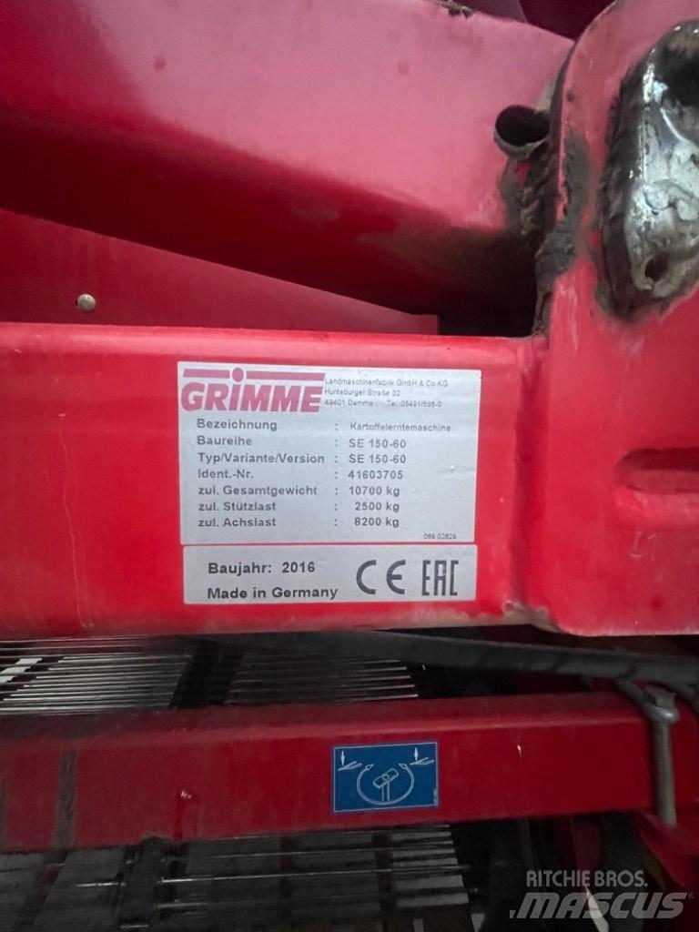 Grimme SE 150-60 Stroji za žetje krompirja