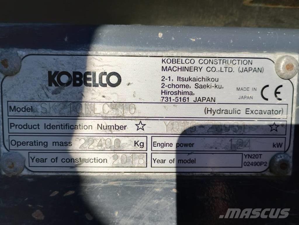 Kobelco SK210 N LC Bagri goseničarji
