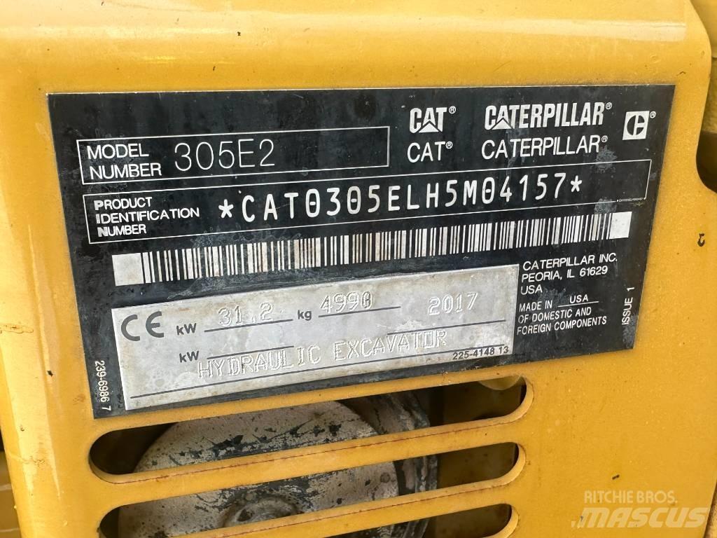 CAT 305 E CR Mini bagri <7t