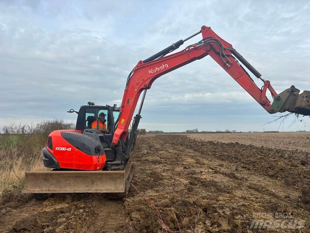Kubota KX 80-4 Midi bagri 7t – 12t