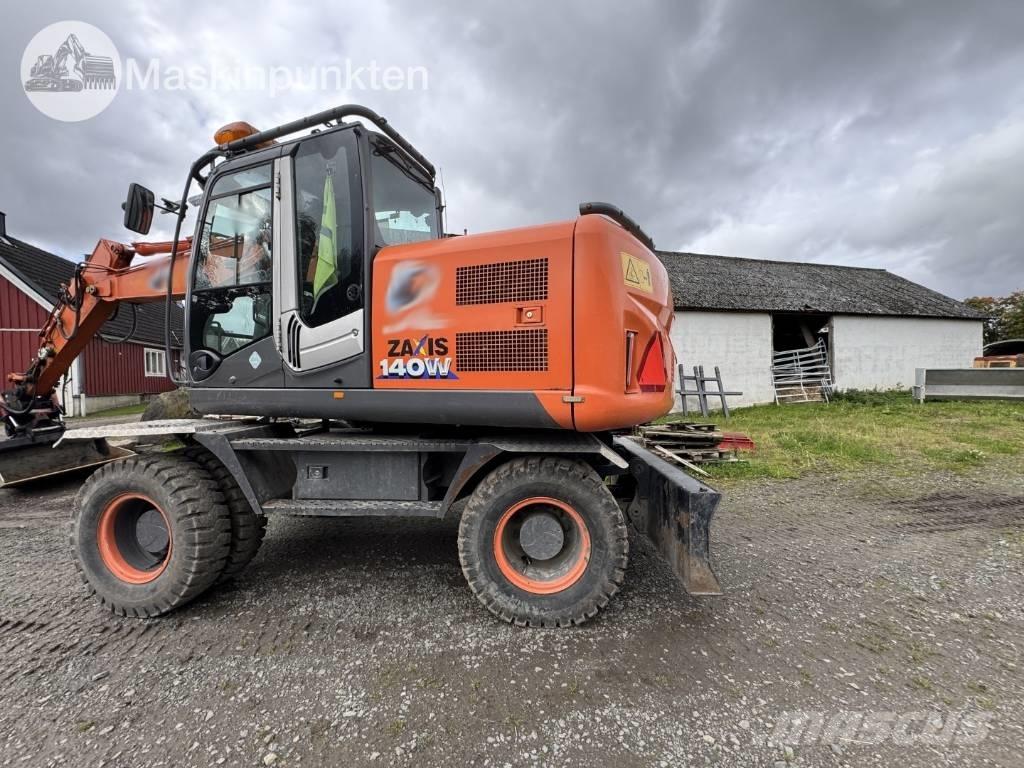 Hitachi ZX 140 W-3 Bagri na kolesih