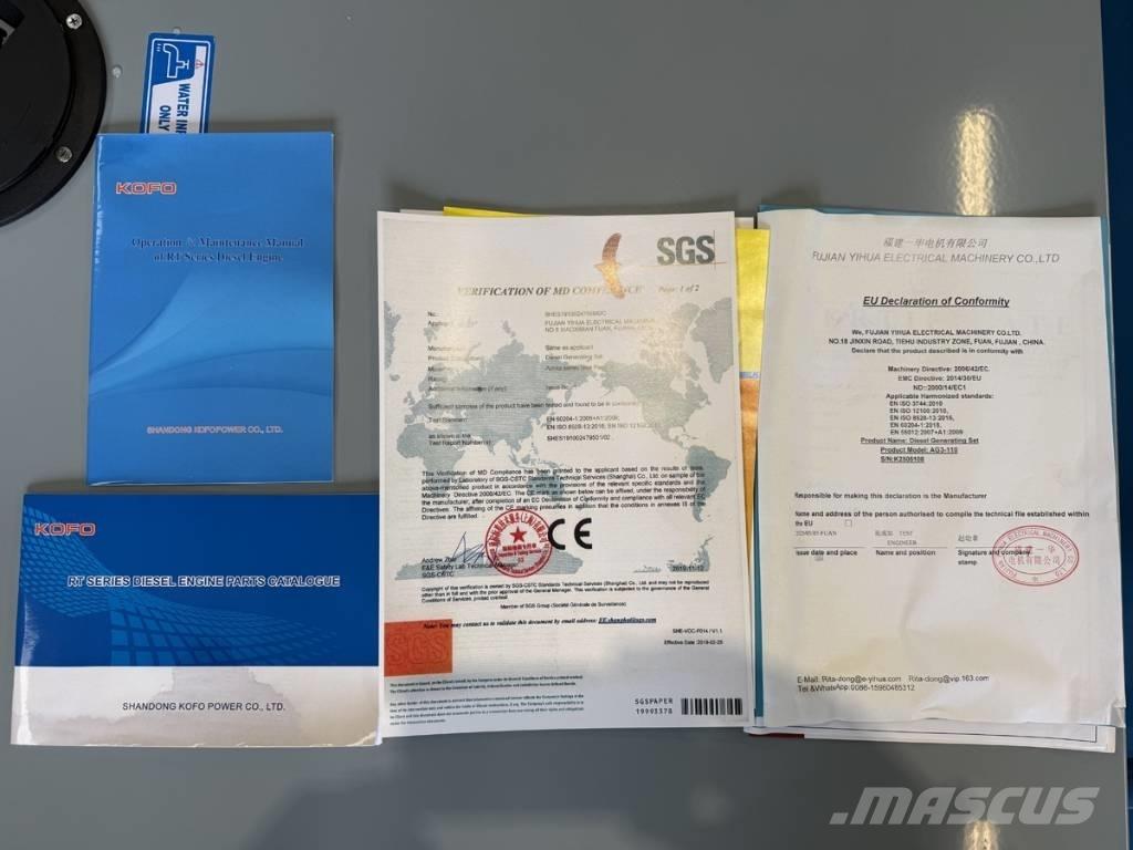 Ashita 110 kva Dizelski agregati