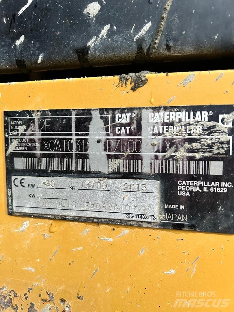 CAT 312 E Bagri goseničarji