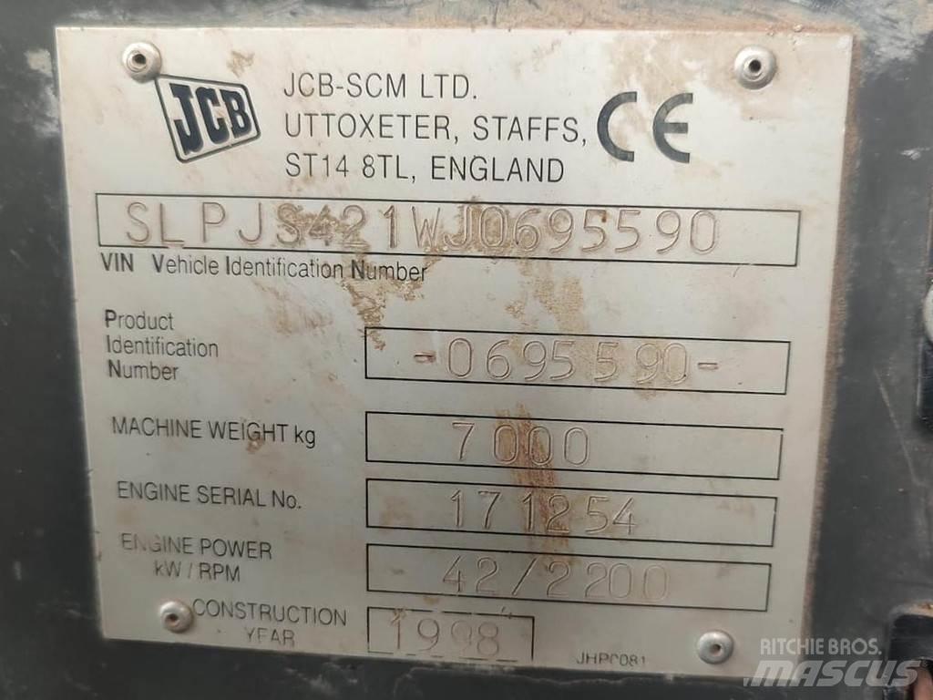 JCB JS70 Midi bagri 7t – 12t