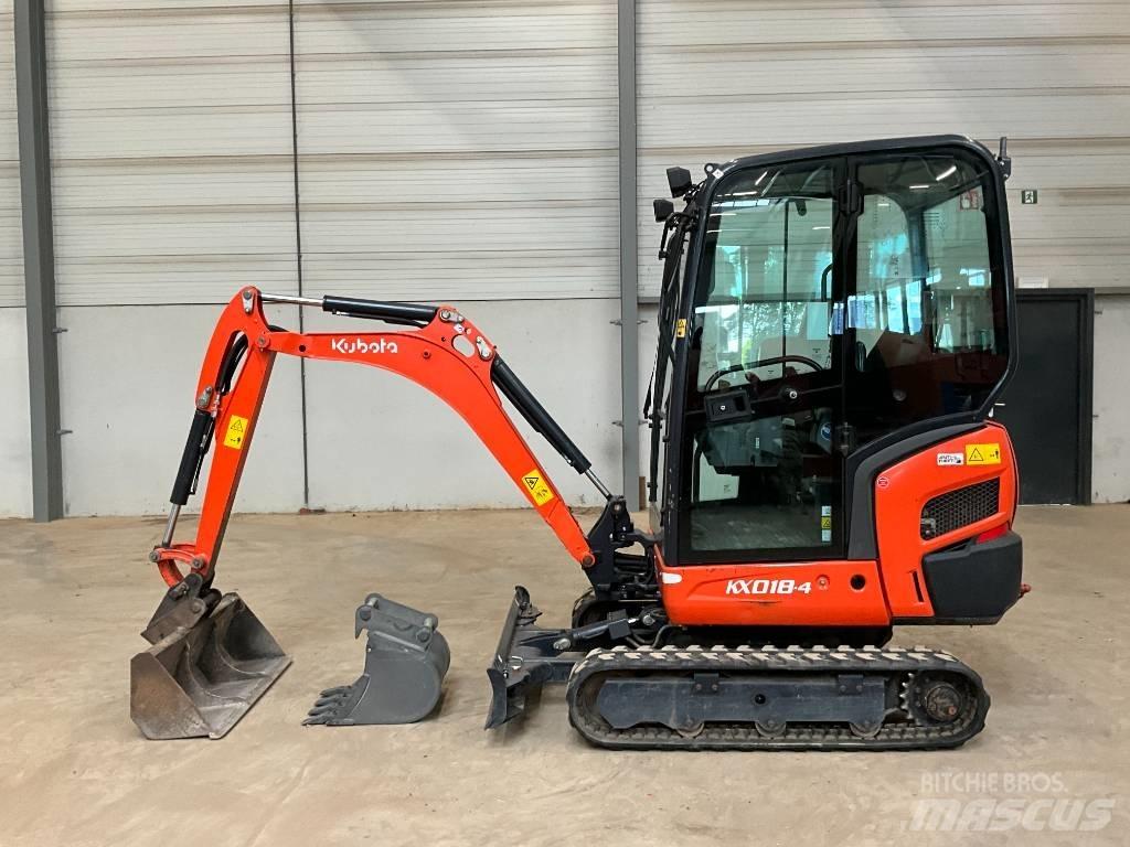Kubota KX 018-4 Mini bagri <7t