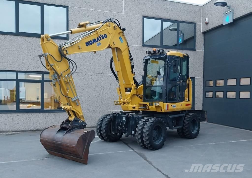 Komatsu PW 98 MR-11 Bagri na kolesih