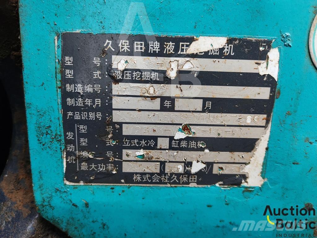 Kubota KX155-3 Mini bagri <7t