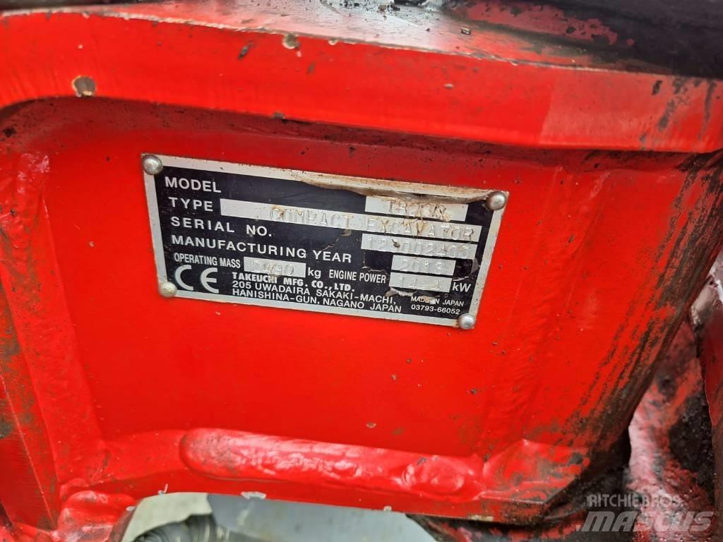 Takeuchi TB23R Mini bagri <7t