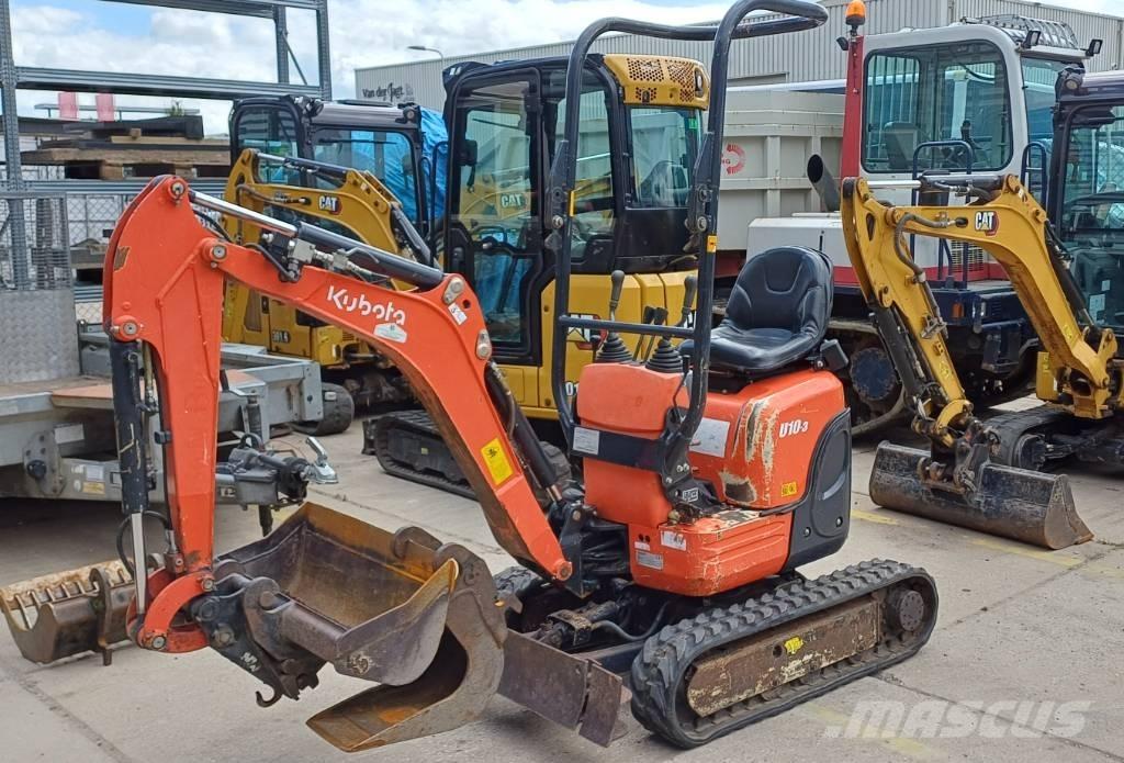 Kubota U 10-3 Mini bagri <7t