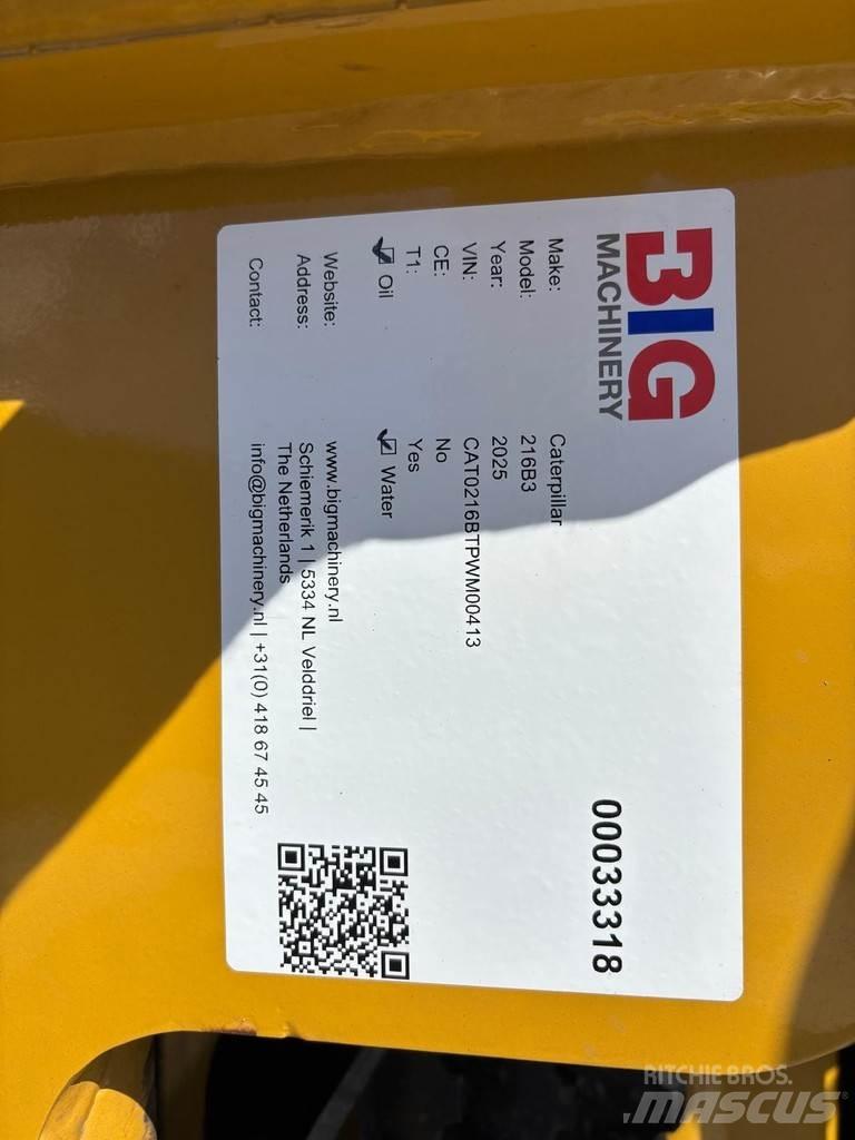 CAT 216B3 Kolesni nakladalci