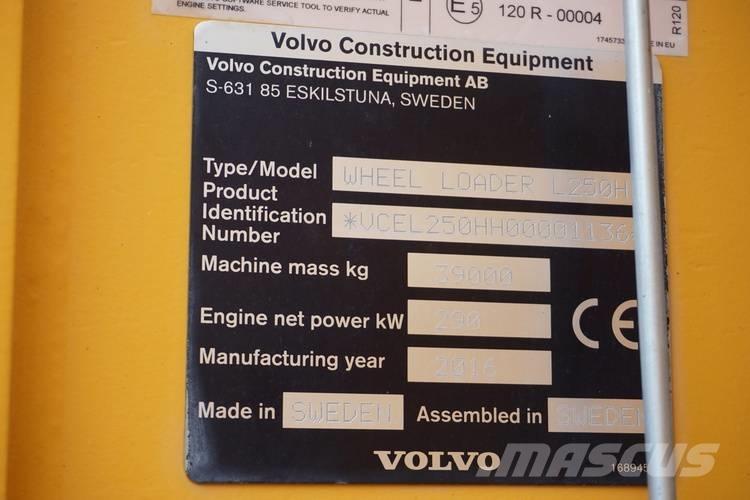 Volvo L250H Kolesni nakladalci