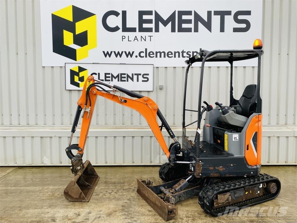 Doosan DX17Z Mini bagri <7t
