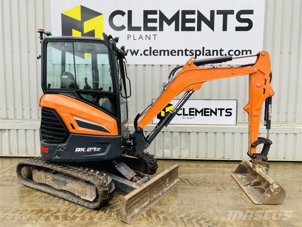 Doosan DX27Z Mini bagri <7t
