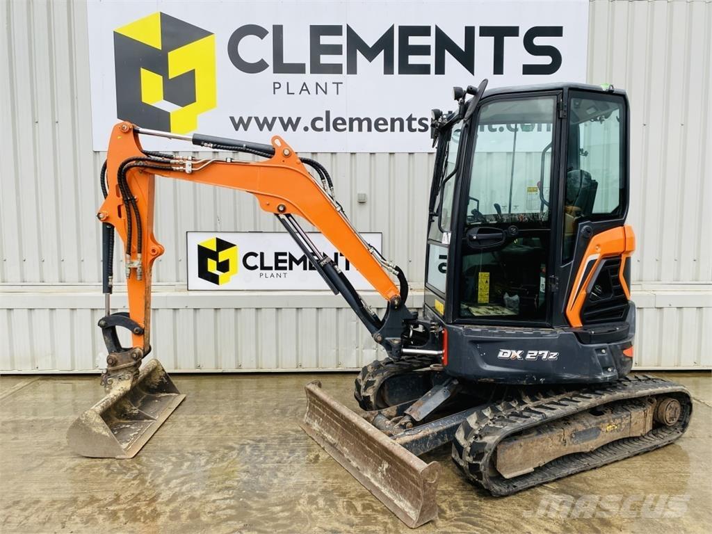 Doosan DX27Z Mini bagri <7t
