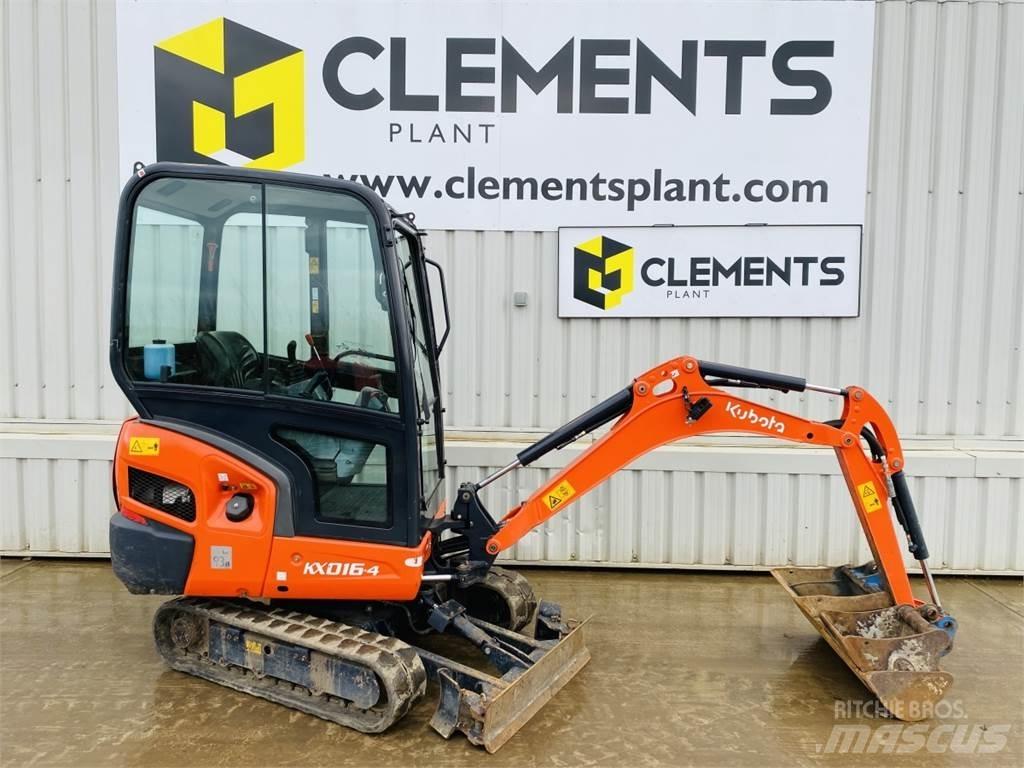 Kubota KX016-4 Mini bagri <7t