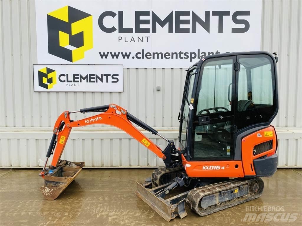 Kubota KX016-4 Mini bagri <7t