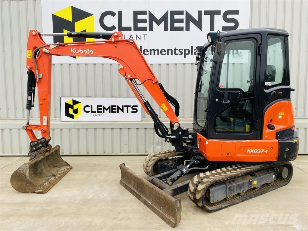 Kubota KX037-4 Mini bagri <7t