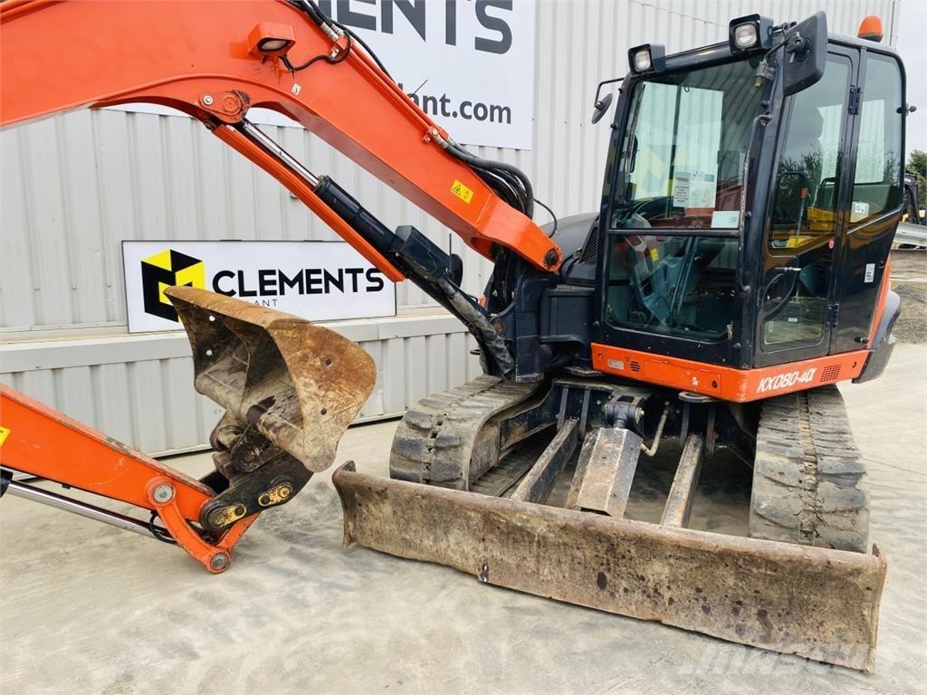 Kubota KX080-4a Midi bagri 7t – 12t