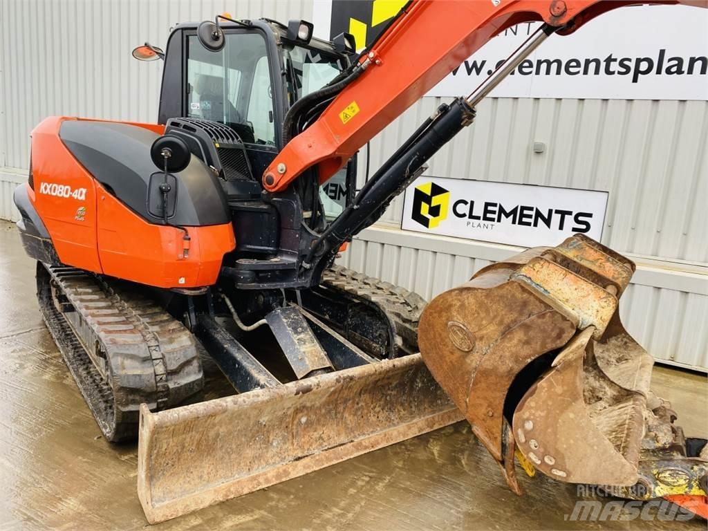 Kubota KX080-4a Midi bagri 7t – 12t