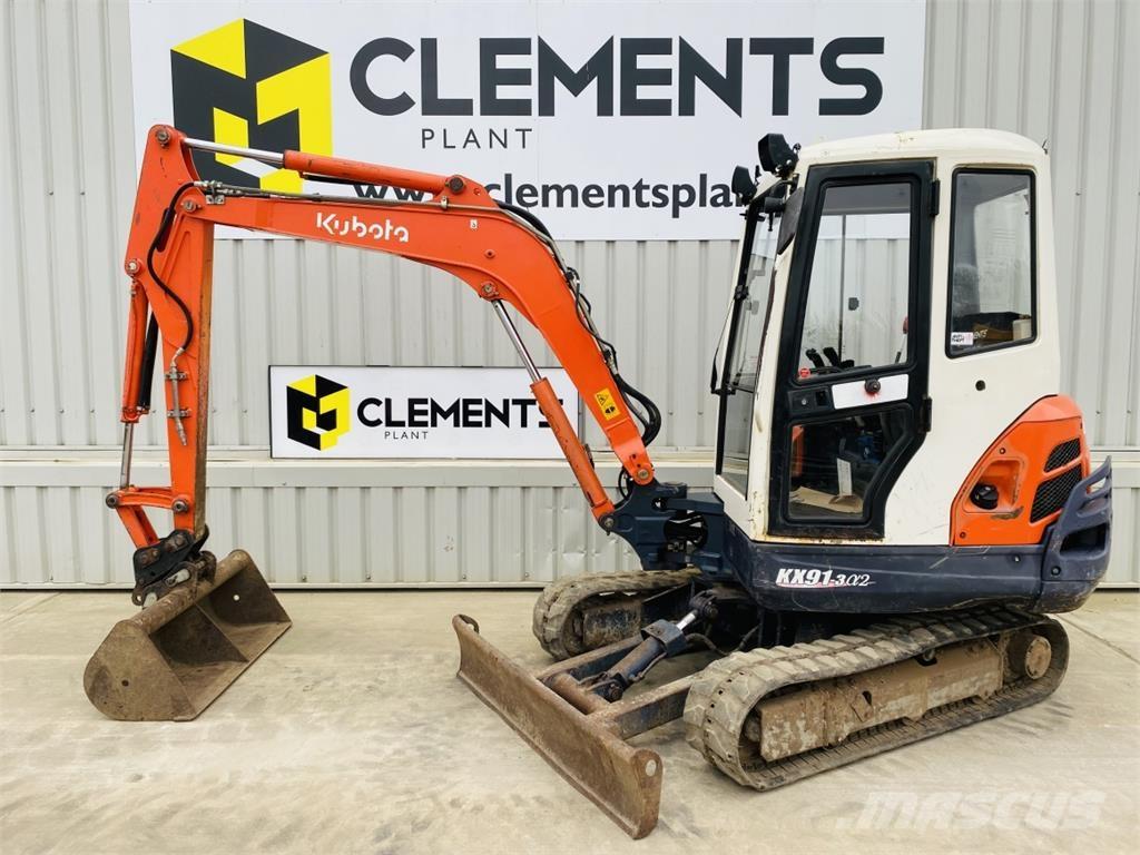 Kubota KX91-3a2 Mini bagri <7t