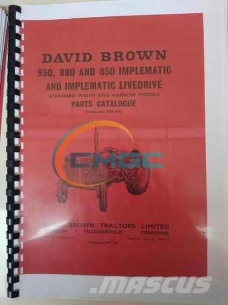 David Brown 850 Traktorji