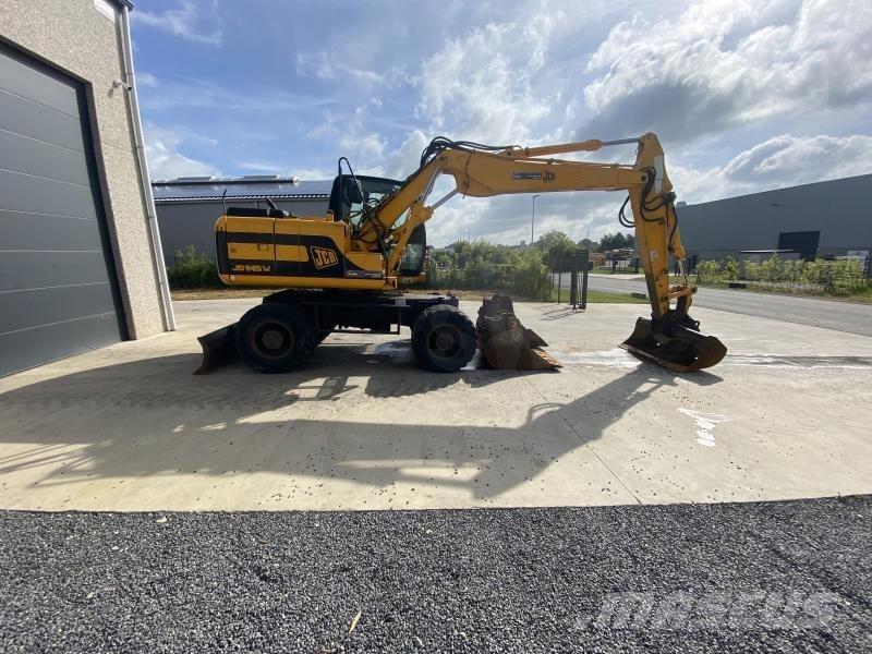 JCB JS145W Bagri na kolesih