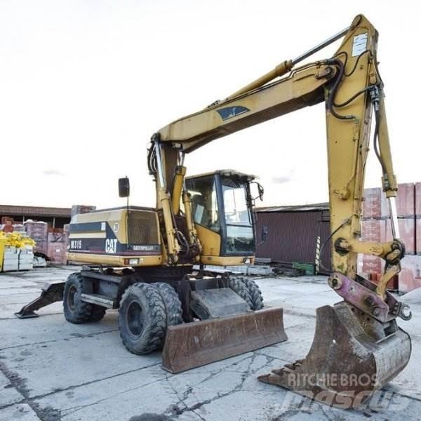 CAT M 315 Bagri na kolesih