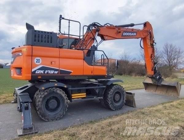 Doosan DX 170 W-7 Bagri na kolesih