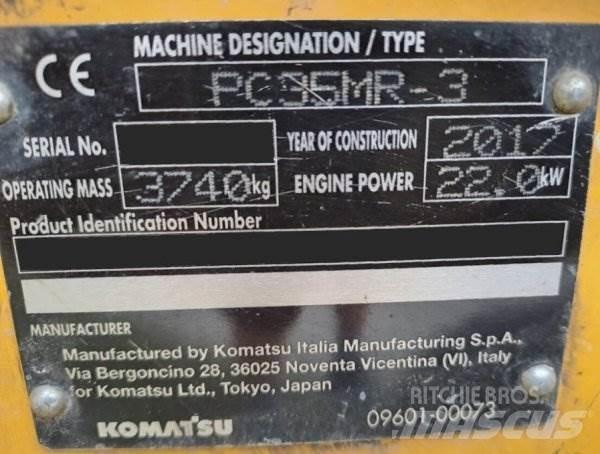 Komatsu PC 35 MR-3 Mini bagri <7t