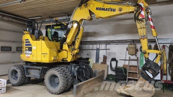 Komatsu PW 138 MR Bagri na kolesih