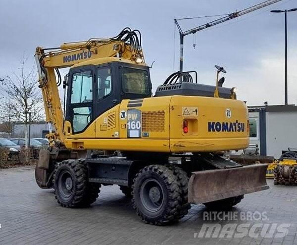 Komatsu PW 160-7E0 Bagri na kolesih