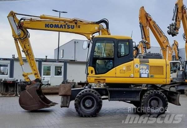 Komatsu PW 160-7E0 Bagri na kolesih