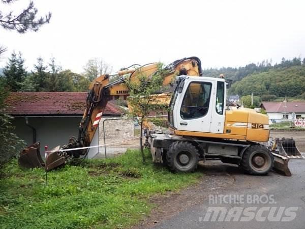 Liebherr A 314 Bagri na kolesih