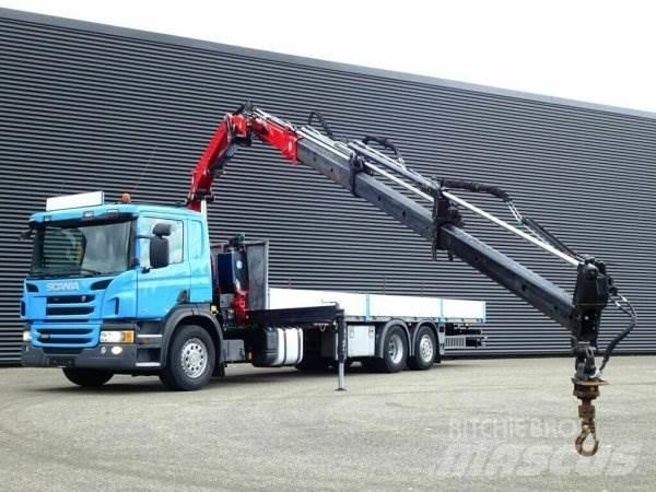 Scania P320 + Effer Tovornjaki z žerjavom