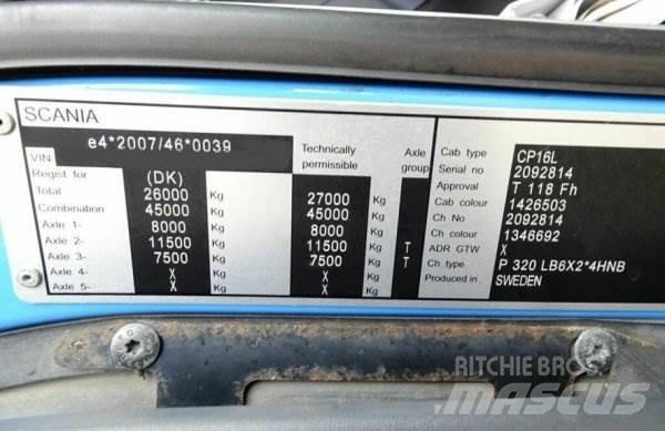 Scania P320 + Effer Tovornjaki z žerjavom