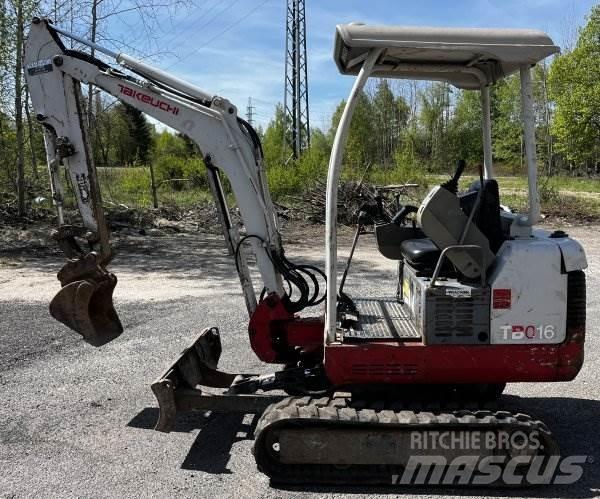 Takeuchi TB 016 Mini bagri <7t