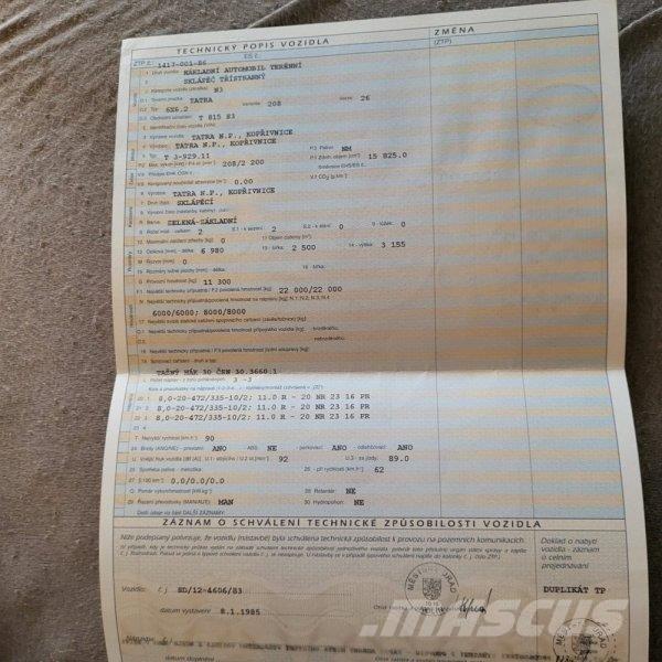 Tatra 815 Kiper tovornjaki